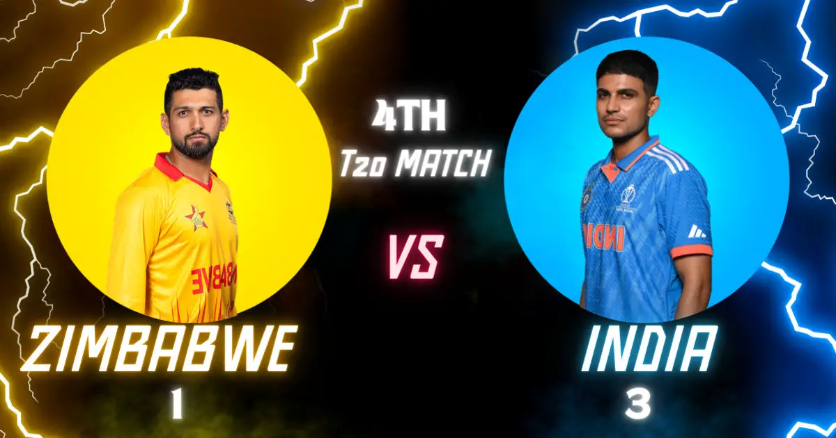 IND vs ZIM 4th T20I