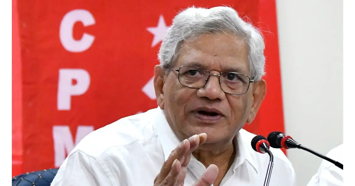 पूर्व राज्यसभा सांसद और CPI(M) महासचिव Sitaram Yechury का 72 वर्ष की आयु में निधन, शोक की लहर...