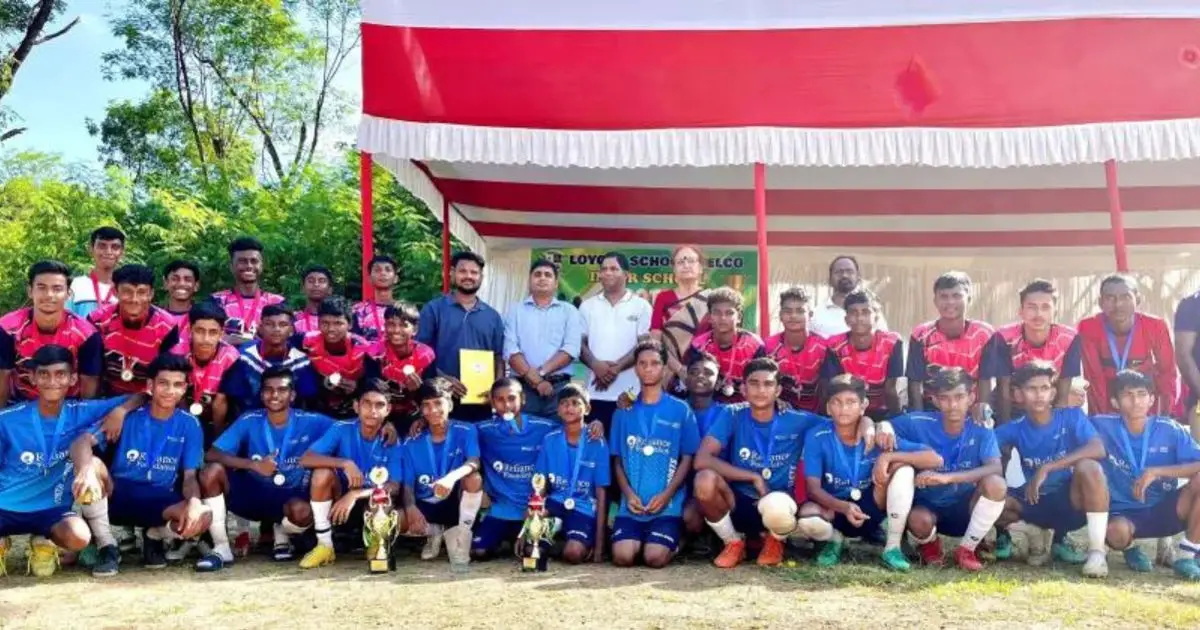 विद्या भारती चिन्मय विद्यालय बनी अंडर-17 Football चैंपियन